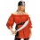 Blouse Femme Rouge Pirate ou Cowgirl - M et XL