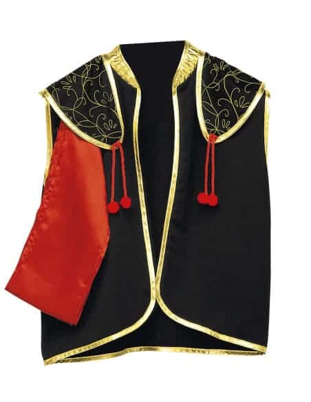 Déguisement espagnol homme gilet et ceinture