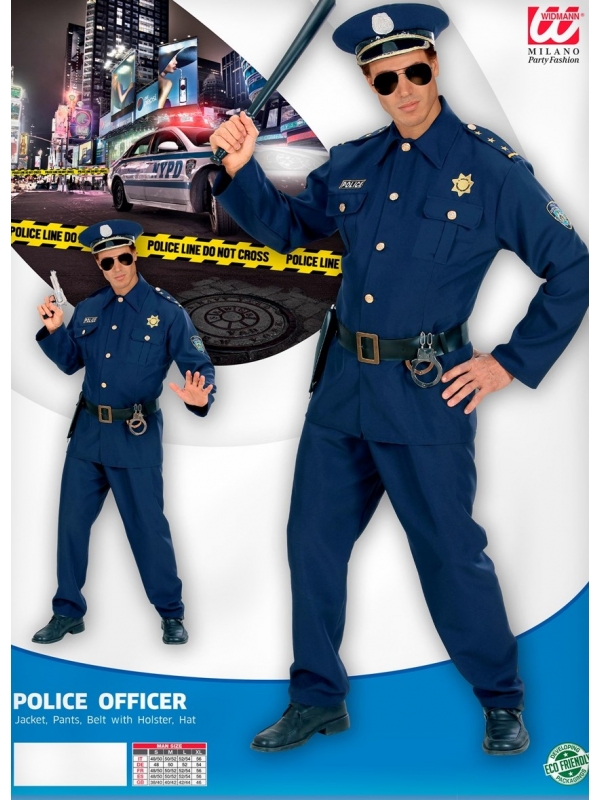 Déguisement Policier américain homme (NYPD)
