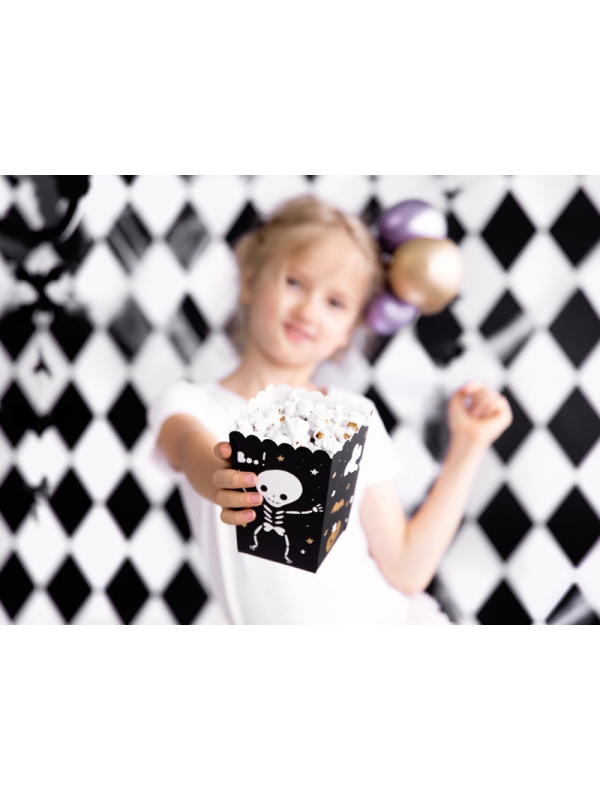 Boîtes pop-corn fantôme Halloween