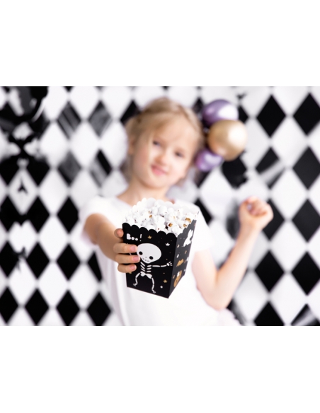 Boîtes pop-corn fantôme Halloween