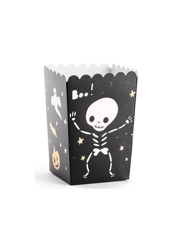 Boîtes pop-corn fantôme Halloween