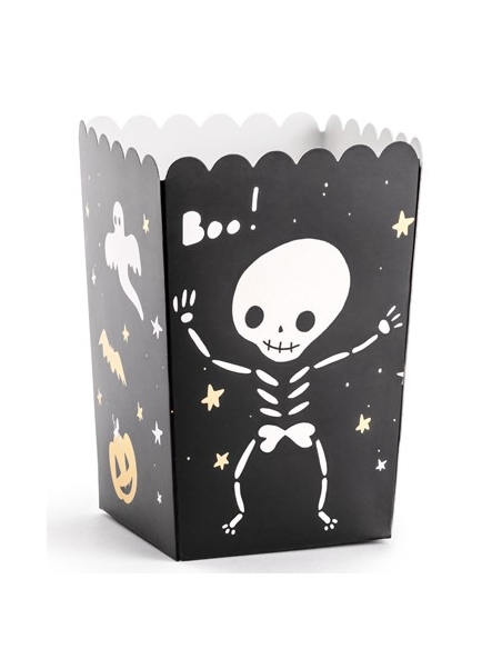 Boîtes pop-corn fantôme Halloween
