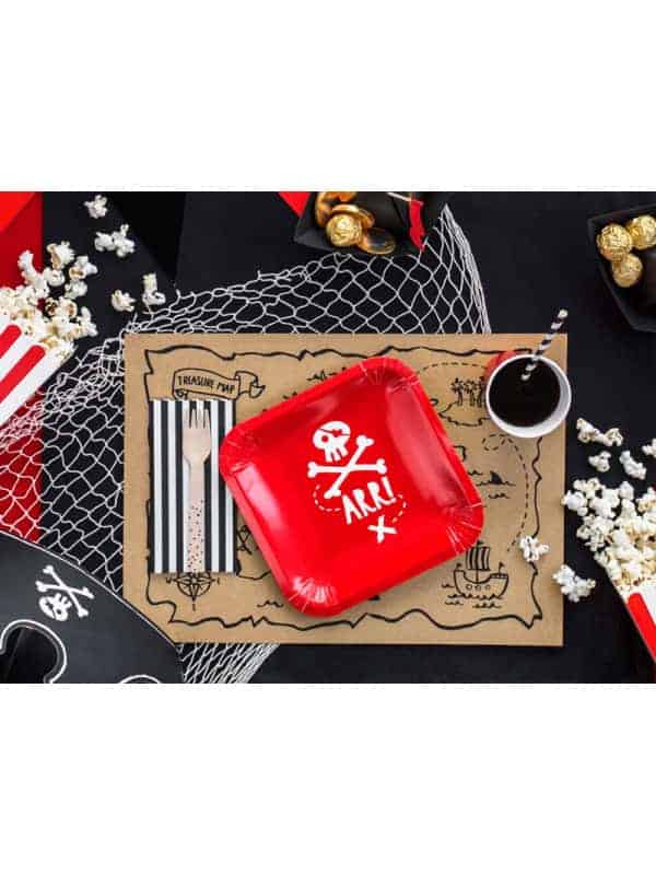 Assiettes Pirates - Anniversaire enfant