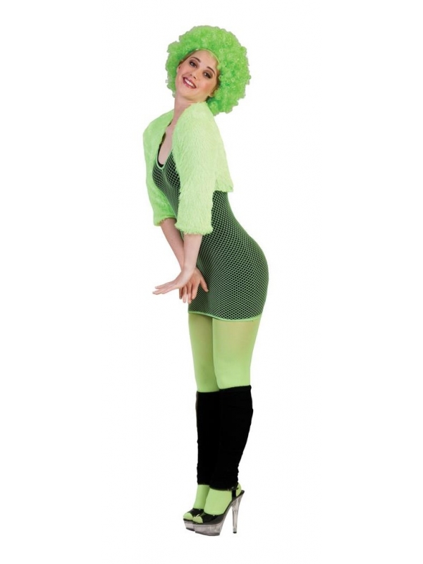 Robe Filet Femme fluo - Soirée années 80