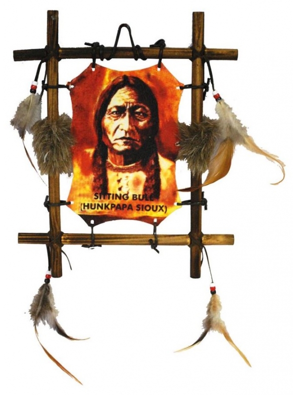 Décoration Murale Amérindienne bois & plumes