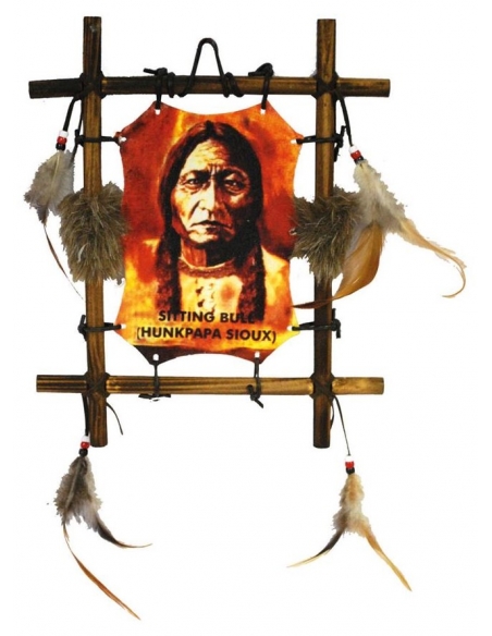 Décoration Murale Amérindienne bois & plumes