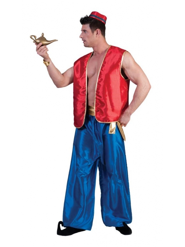 Pantalon Sultan Aladin bleu pour adulte