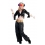 Pantalon Danseuse orientale noir avec ceinture dorée
