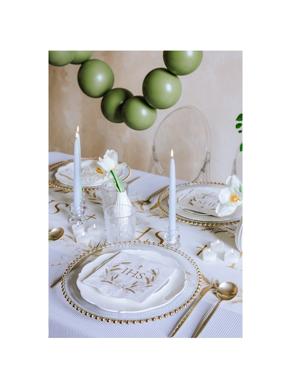 Bougies chauffe-plat cœur, 4 cm, blanc - Déco mariage