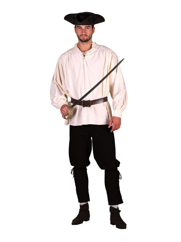 Pantalon Noir Pirate ou Moyen-Âge homme