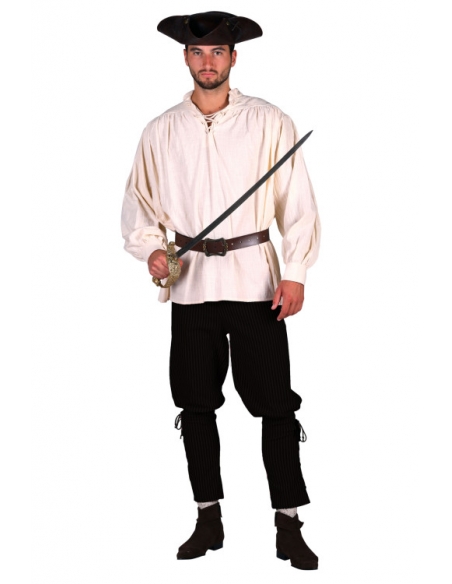 Pantalon Noir Pirate ou Moyen-Âge homme