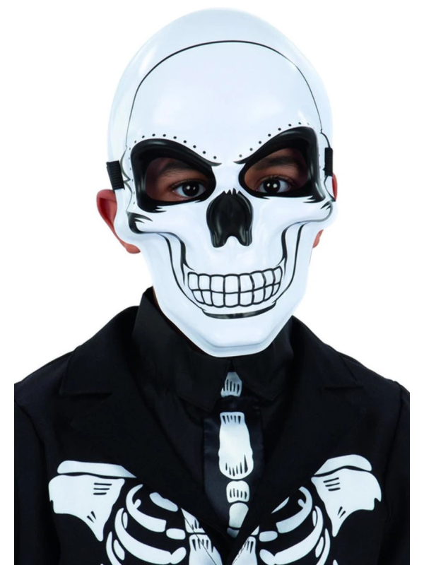 Masque Squelette Halloween - Masque Scream Effrayant - Cosplay, Fête Déguisée, Carnaval - Taille Adulte/enfant - 10