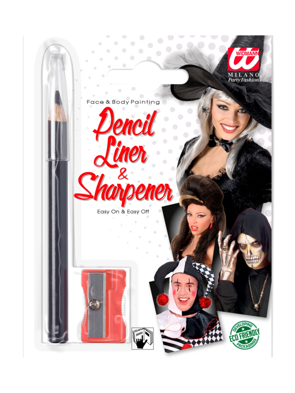 Crayon maquillage noir avec taille crayon