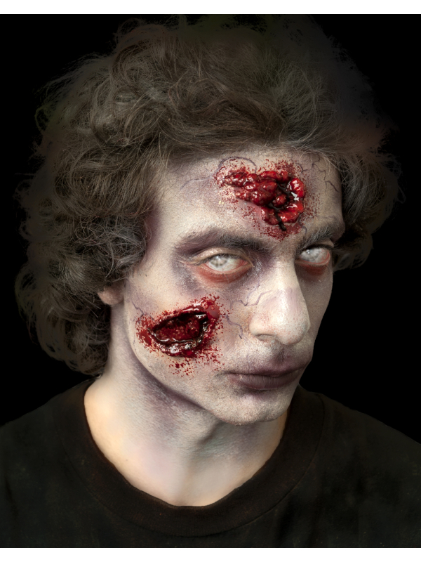 Blessures Infestées de Zombies : Maquillage Haute Qualité Halloween