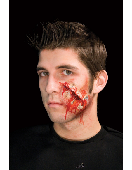 Blessure Profonde avec Épingles - Maquillage Halloween