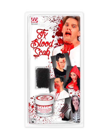 Croutes de faux sang : Maquillage halloween