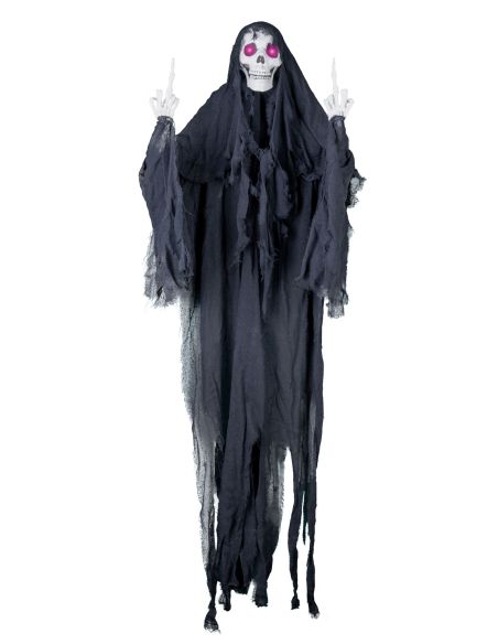 Suspension faucheuse animée avec doigt d'honneur -170 cm