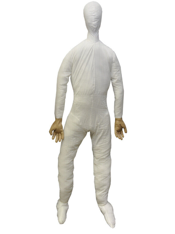 Mannequin Chiffon Grandeur Nature 1,8m - Décoration Polyvalente pour Halloween