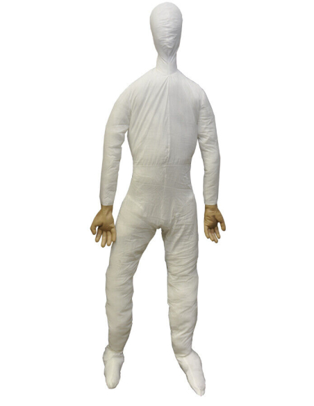 Mannequin Chiffon Grandeur Nature 1,8m - Décoration Polyvalente pour Halloween