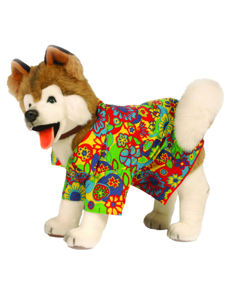 Déguisement de chien en chemise hawaïenne