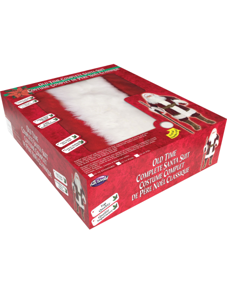 Costume Père Noël d'Antan, Deluxe qualité professionnelle