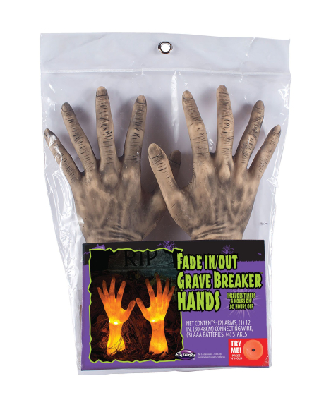 Mains de Zombie animées - Décoration halloween extérieur