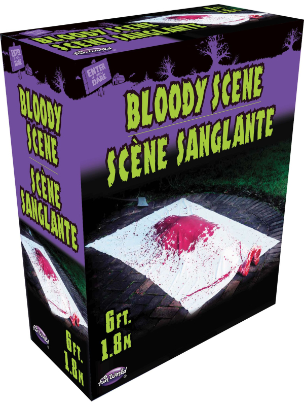 Kit Complet de Scène de Meurtre Sanglant - Décoration Halloween