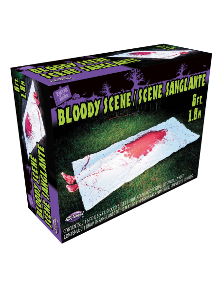 Kit Complet de Scène de Meurtre Sanglant - Décoration Halloween