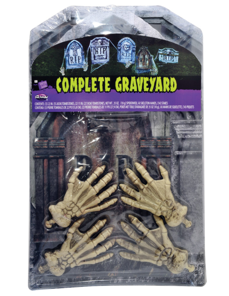 Assortiment Complet de Cimetière Halloween – Transformez Votre Jardin en Cimetière Hanté