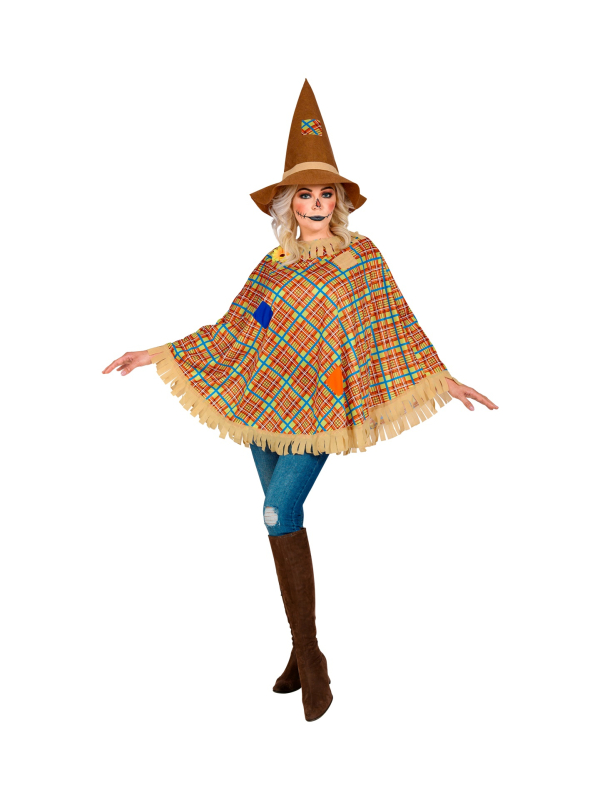 Déguisement épouvantail femme avec chapeau - Halloween