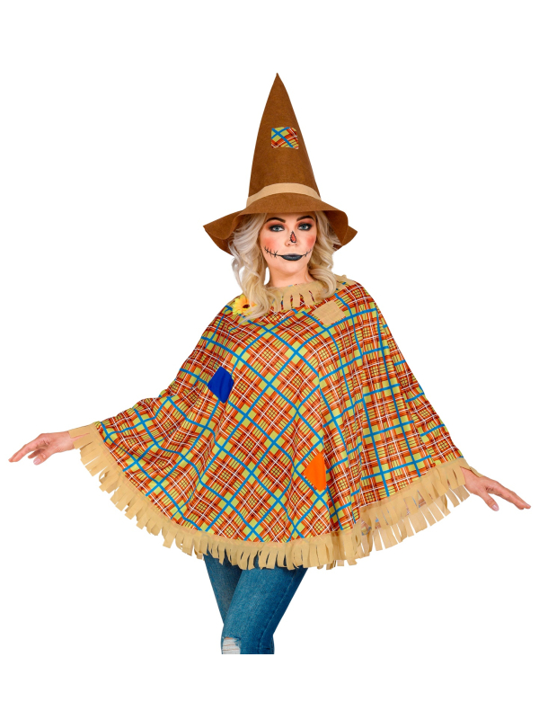 Déguisement épouvantail femme avec chapeau - Halloween