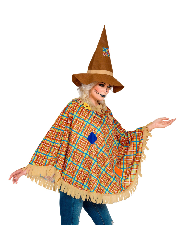Déguisement épouvantail femme avec chapeau - Halloween