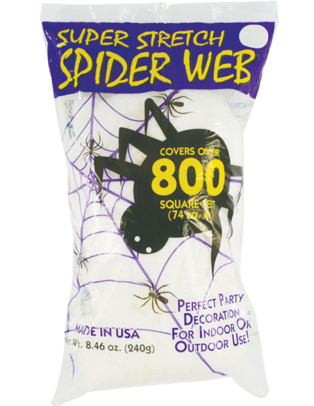 Toile d'Araignée Super Stretch™ pour Décoration Halloween