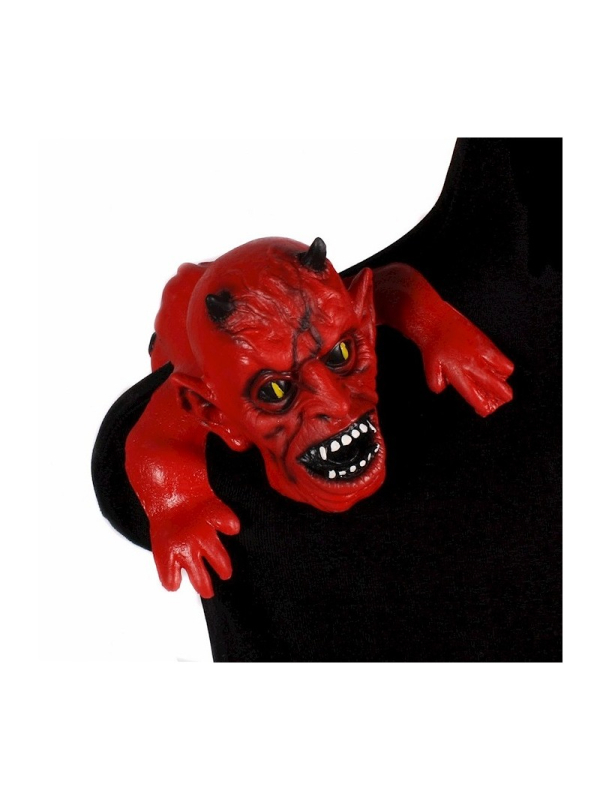 Diable effrayant : Accessoire d'épaule halloween