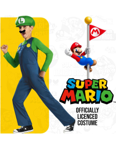 Déguisement Nintendo Super Mario Frères Luigi pour Enfants