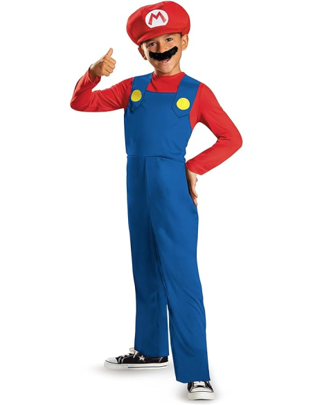 Déguisement Mario Enfant - Nintendo Super Mario Brothers