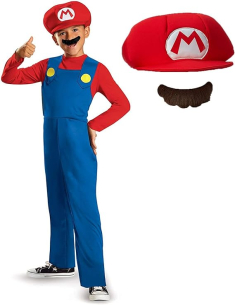 Déguisement Mario Enfant - Nintendo Super Mario Brothers 2