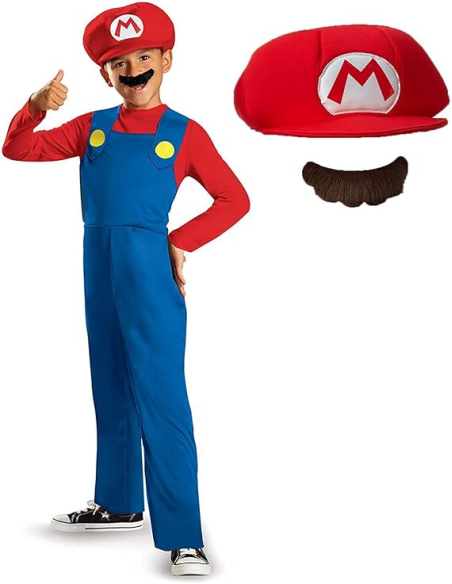 Déguisement Mario Enfant - Nintendo Super Mario Brothers