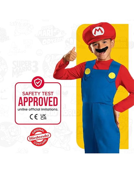 Déguisement Mario Enfant - Nintendo Super Mario Brothers