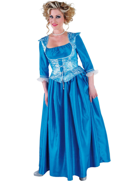 Costume Baroque femme bleu taille XS et S