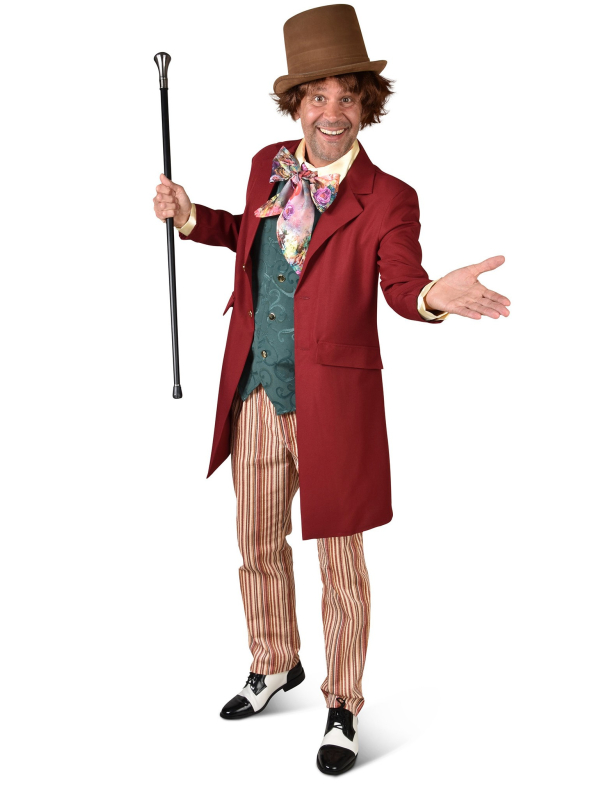 Costume de Willy Wonka pour homme qualité Deluxe