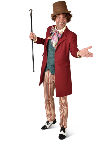 Costume de Willy Wonka pour homme qualité Deluxe