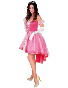 Robe de princesse rose pour femme haute qualité 2