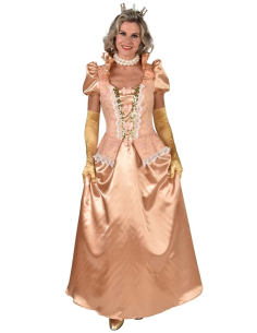 Costume de Princesse Royale Saumon pour Femme - Luxe
