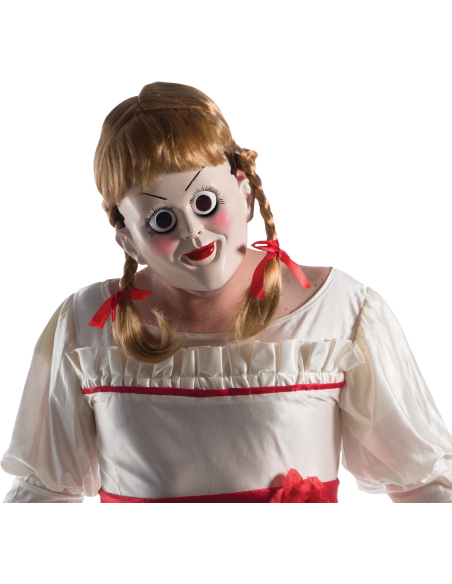 Masque et perruque Annabelle Halloween