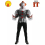 Déguisement Grippe-sou (Ça) + Masque Latex Pennywise Deluxe