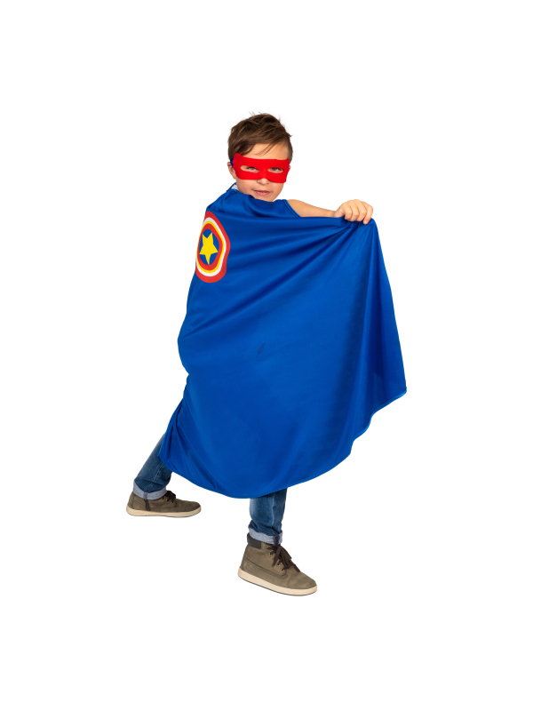 Set Super héros enfant avec cape et masque