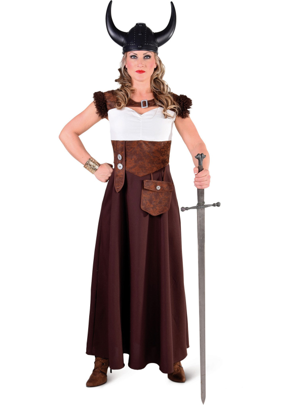 Déguisement de Viking femme avec sac du XS au XXL