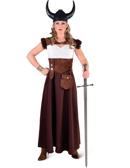 Déguisement de Viking femme avec sac du XS au XXL